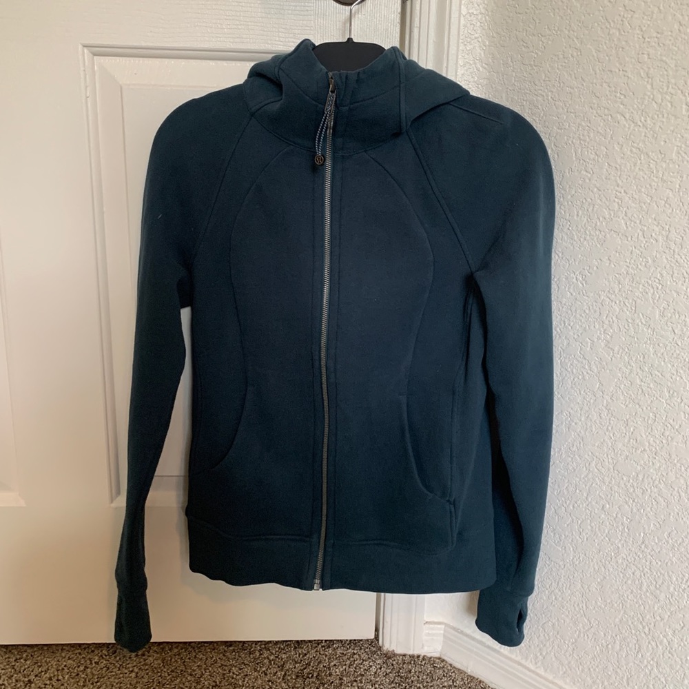 Lululemon Dark Green Hoodie -  Size 6